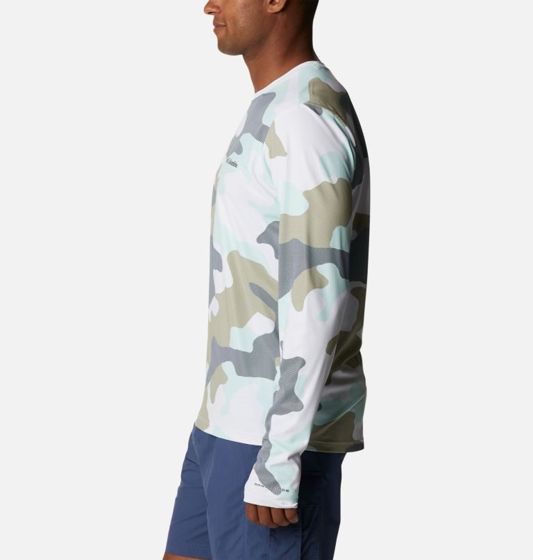 Columbia Sun Deflector Summerdry Long Sleeve Gensere Herre Camouflage | 04271Z