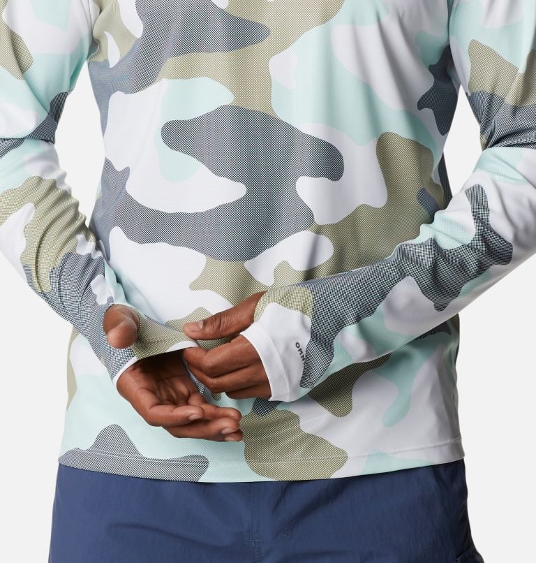 Columbia Sun Deflector Summerdry Long Sleeve Gensere Herre Camouflage | 04271Z