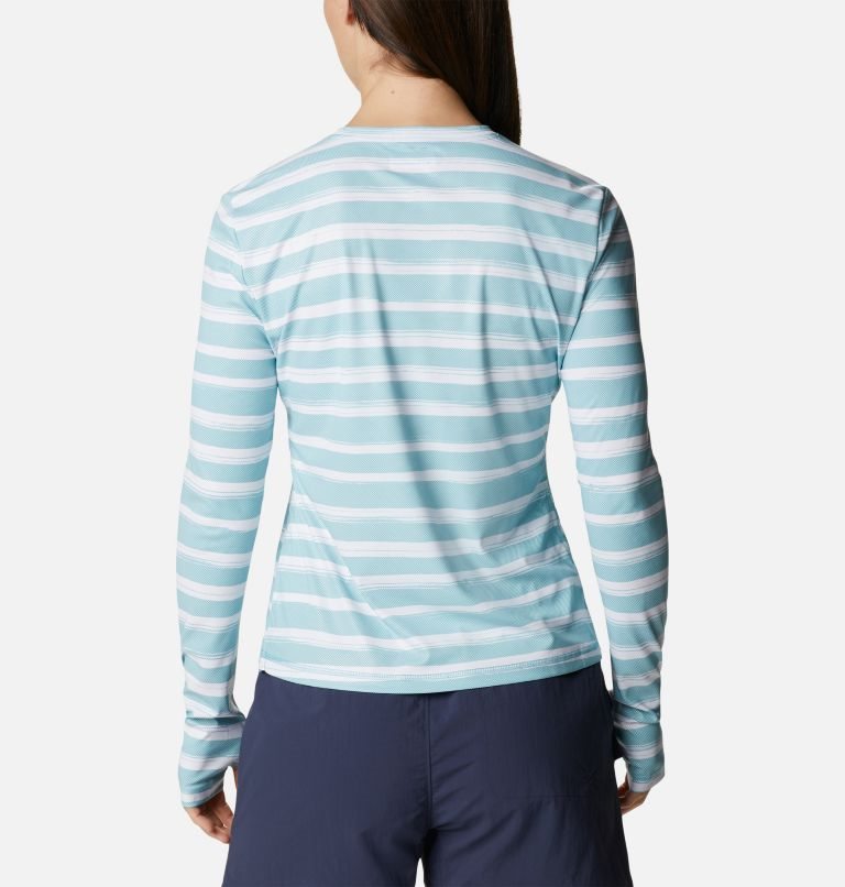 Columbia Sun Deflector Summerdry Long Sleeve Gensere Dame Stripete | 15764D