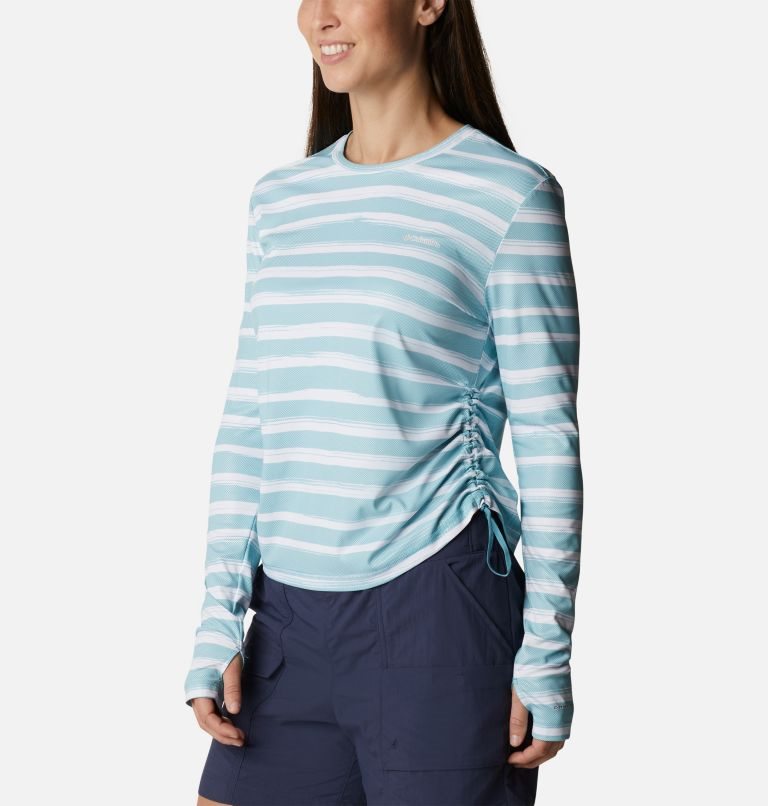 Columbia Sun Deflector Summerdry Long Sleeve Gensere Dame Stripete | 15764D