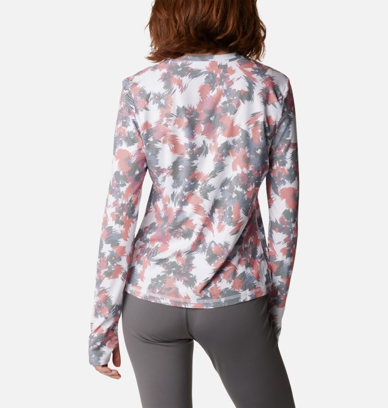 Columbia Sun Deflector Summerdry Long Sleeve Gensere Dame Blomster | 21075Z