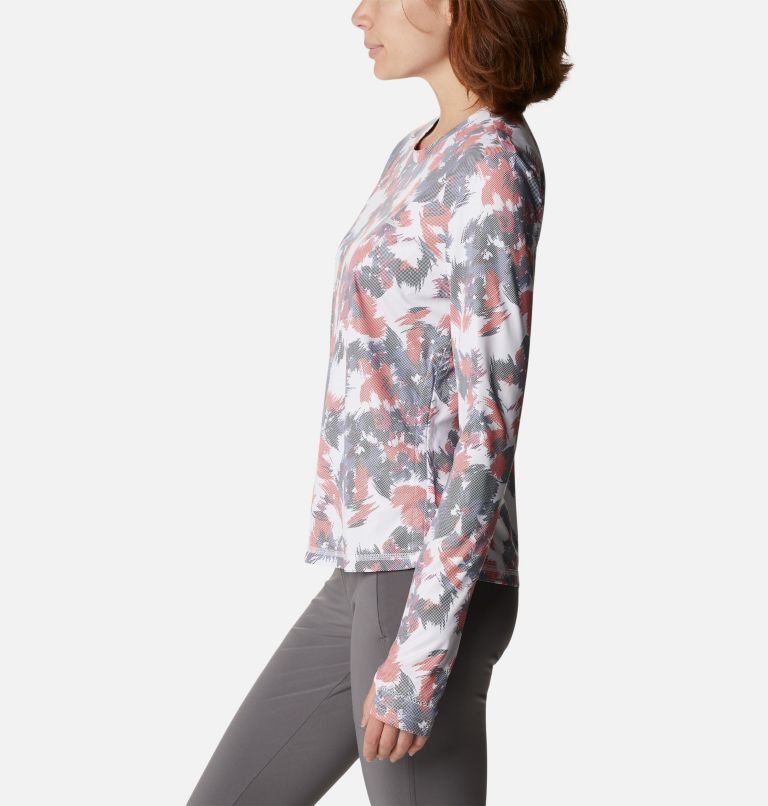 Columbia Sun Deflector Summerdry Long Sleeve Gensere Dame Blomster | 21075Z