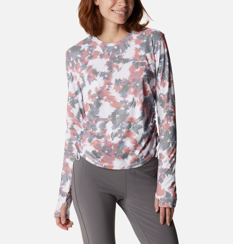 Columbia Sun Deflector Summerdry Long Sleeve Gensere Dame Blomster | 21075Z