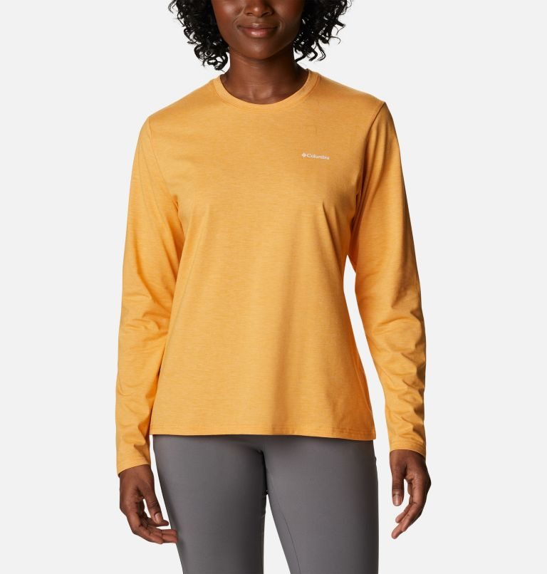 Columbia Sun Trek Long Sleeve T-skjorte Dame Mango | 25784I