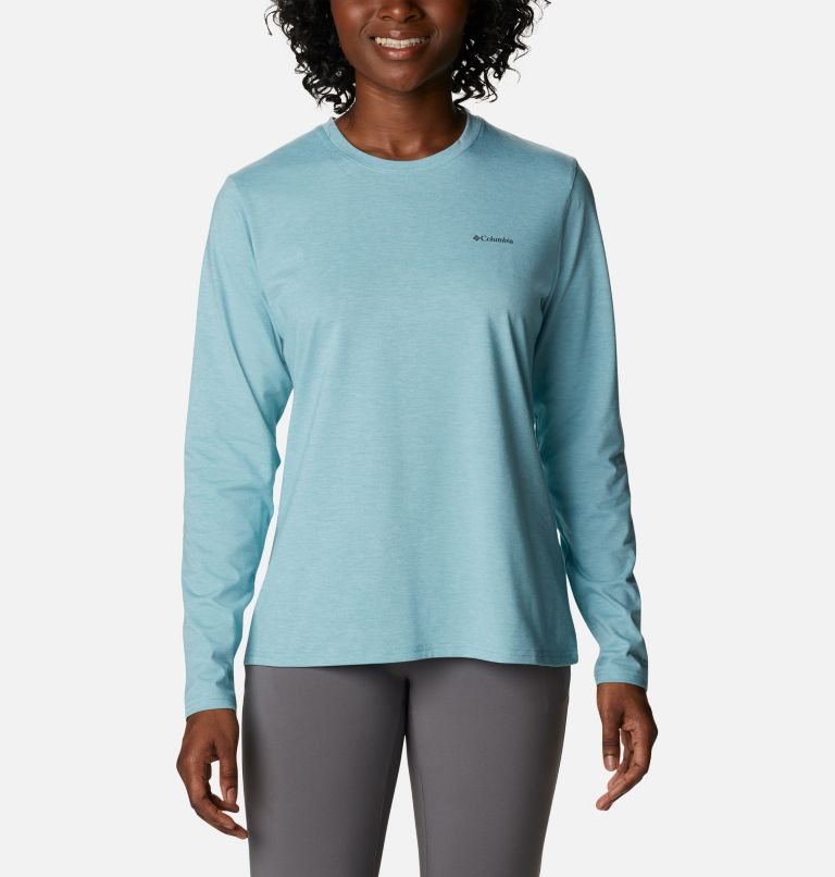 Columbia Sun Trek Long Sleeve T-skjorte Dame Turkis | 56298J