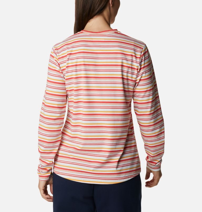 Columbia Sun Trek Pattern Long Sleeve T-skjorte Dame Stripete | 14208C