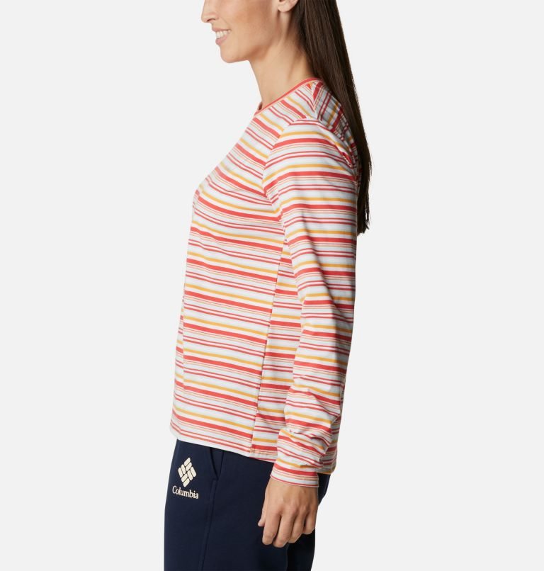 Columbia Sun Trek Pattern Long Sleeve T-skjorte Dame Stripete | 14208C