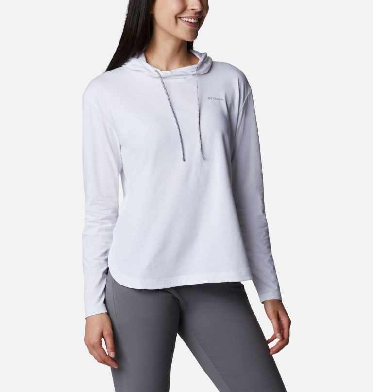 Columbia Sun Trek Pullover Hettegensere Dame Hvite | 14296S