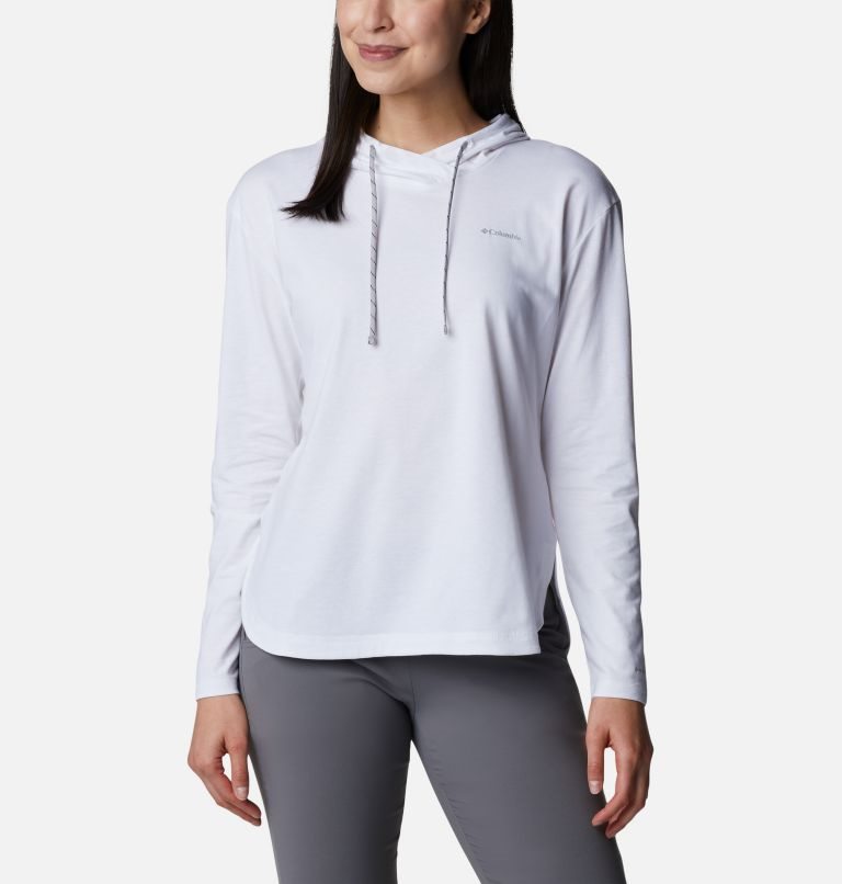 Columbia Sun Trek Pullover Hettegensere Dame Hvite | 14296S