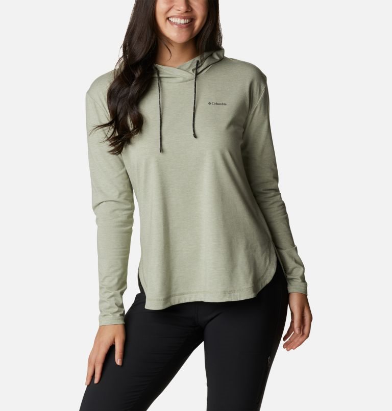 Columbia Sun Trek Pullover Hettegensere Dame Olivengrønne | 54869M