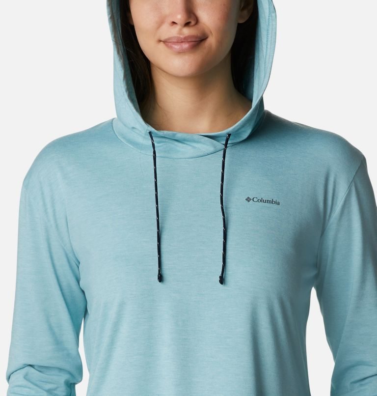 Columbia Sun Trek Pullover Hettegensere Dame Blå | 68170B