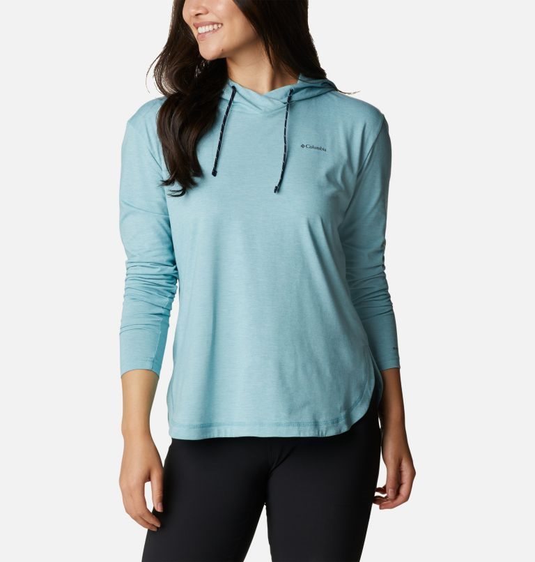 Columbia Sun Trek Pullover Hettegensere Dame Blå | 68170B