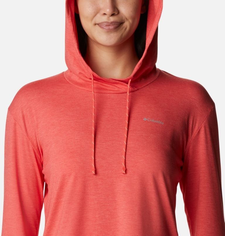 Columbia Sun Trek Pullover Hettegensere Dame Rød | 81309U