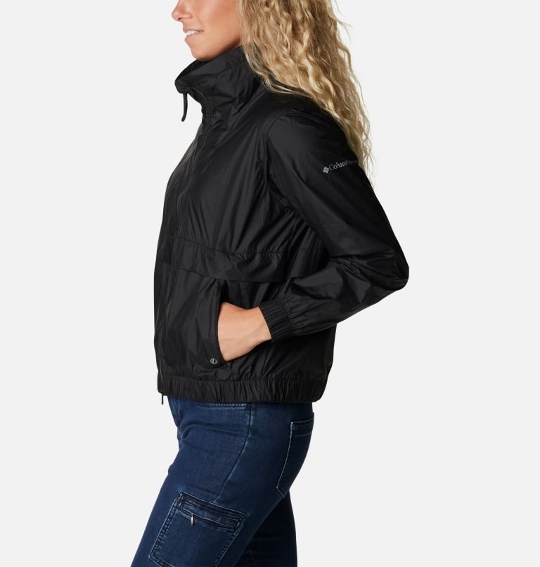 Columbia Sunny City Windbreaker Jakke Dame Svarte | 39875D