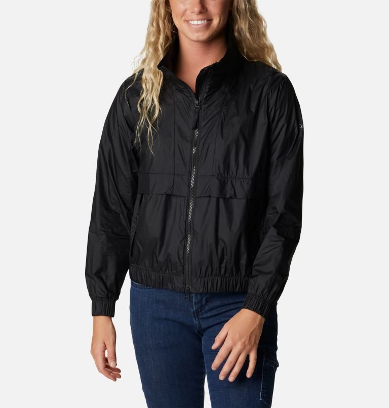 Columbia Sunny City Windbreaker Jakke Dame Svarte | 39875D