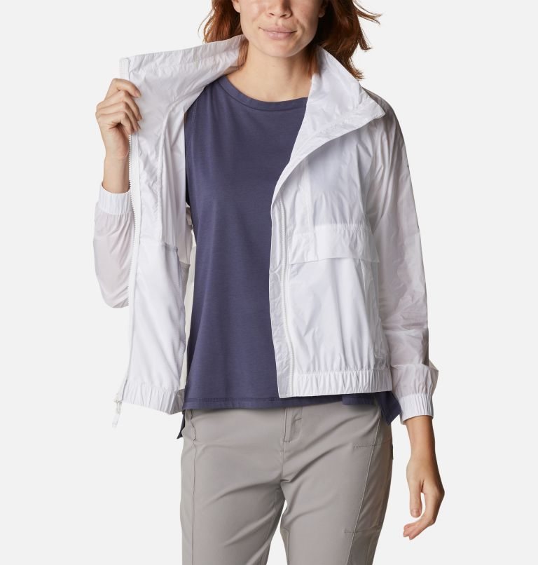 Columbia Sunny City Windbreaker Jakke Dame Hvite | 79025X