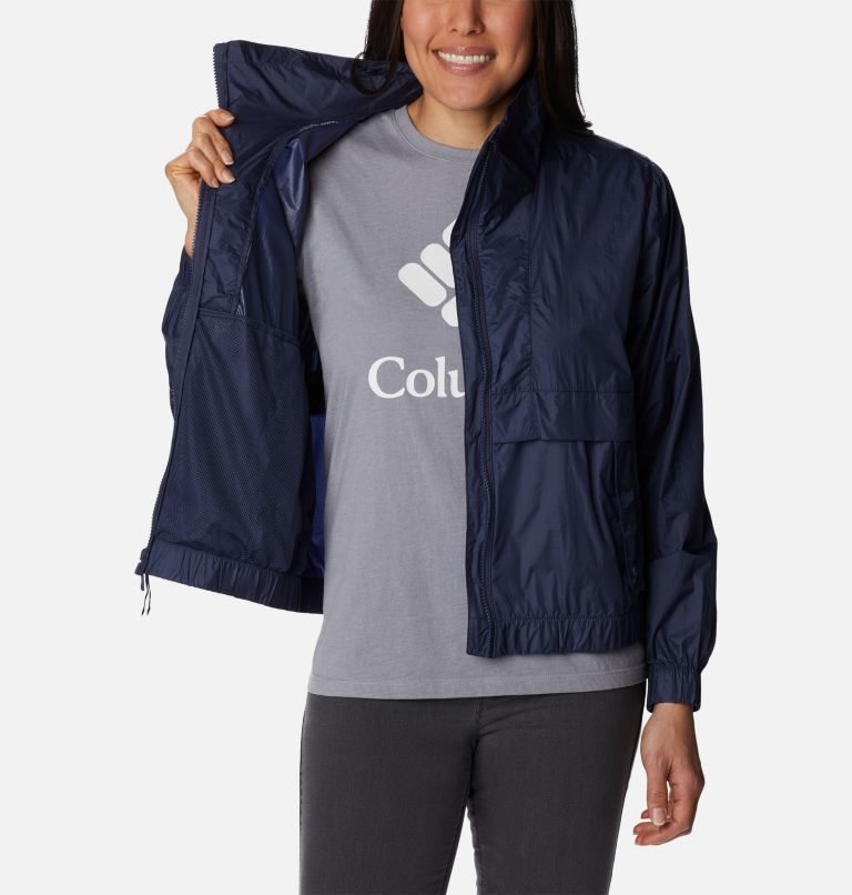 Columbia Sunny City Windbreaker Jakke Dame Marineblå | 91204T