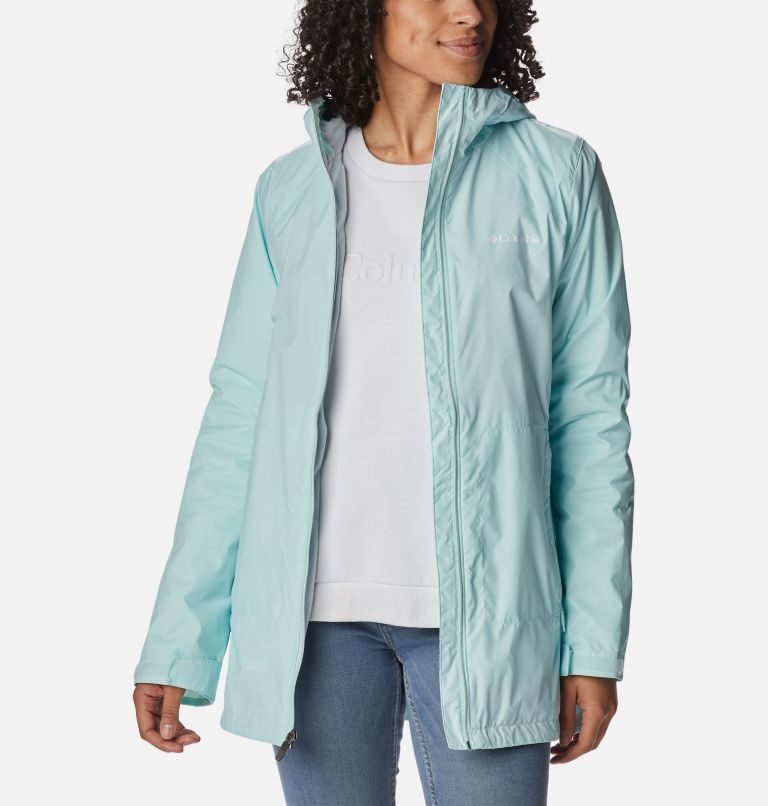 Columbia Switchback Forede Long Jakke Dame Lyse Blå | 51349I