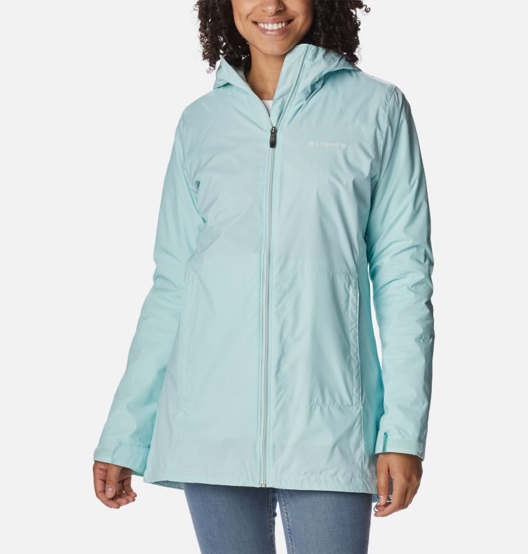 Columbia Switchback Forede Long Jakke Dame Lyse Blå | 51349I