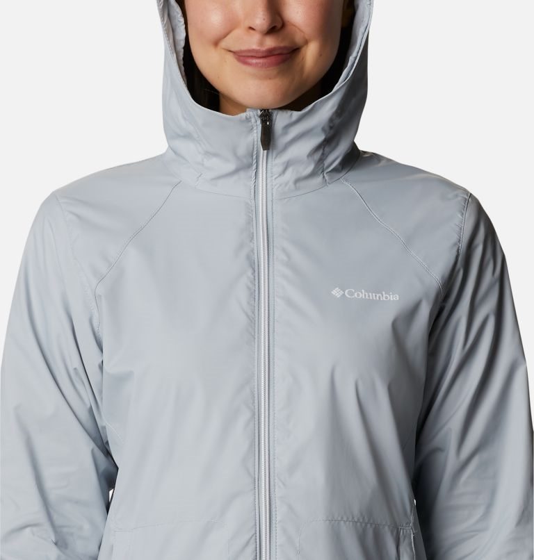 Columbia Switchback Forede Long Jakke Dame Lyse Grå | 61920H