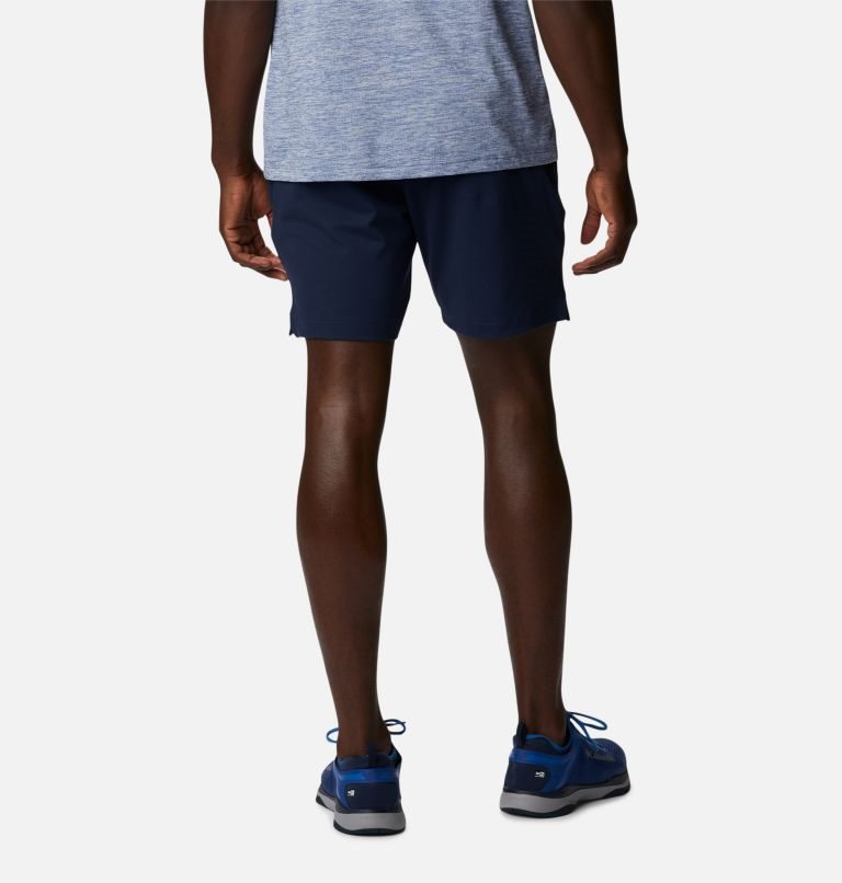 Columbia Tech Trail Knit Shorts Herre Marineblå | 69815Y