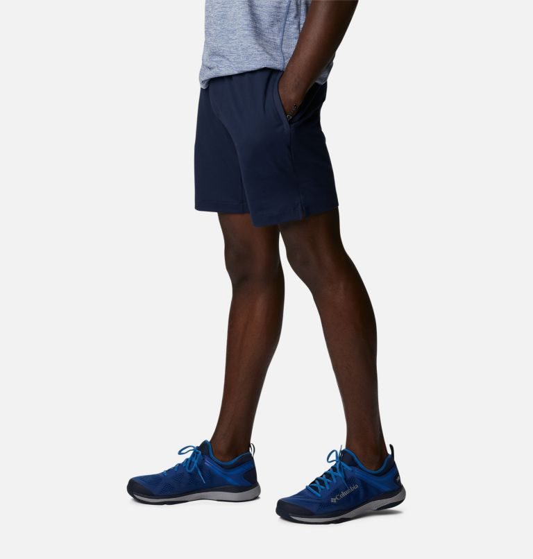 Columbia Tech Trail Knit Shorts Herre Marineblå | 69815Y