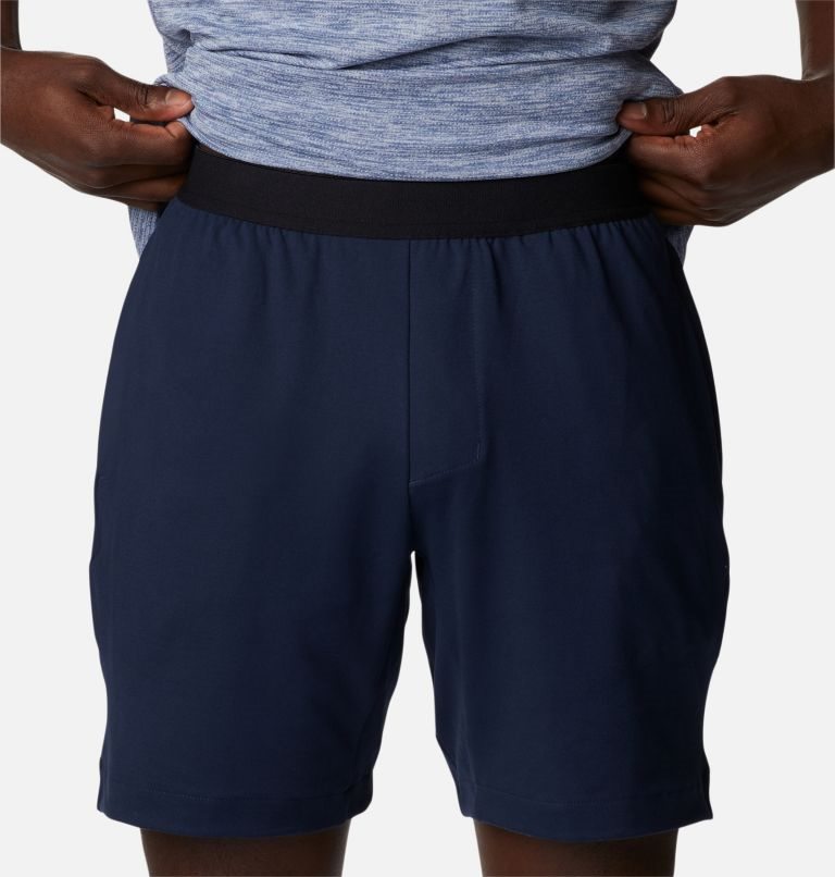 Columbia Tech Trail Knit Shorts Herre Marineblå | 69815Y