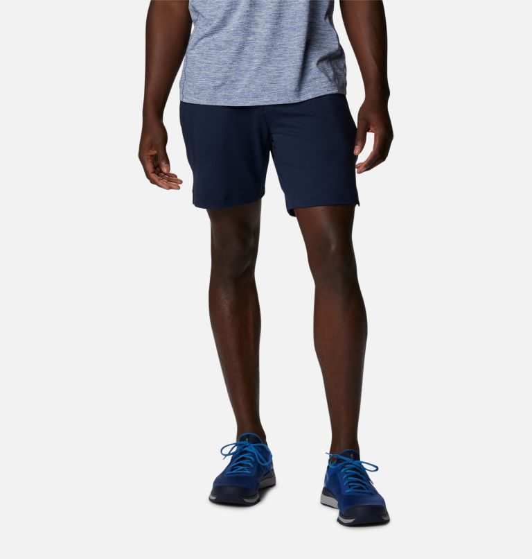 Columbia Tech Trail Knit Shorts Herre Marineblå | 69815Y