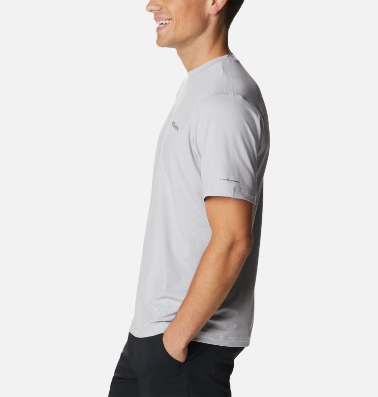 Columbia Tech Trail Novelty Pocket T-skjorte Herre Lyse Grå | 16905J