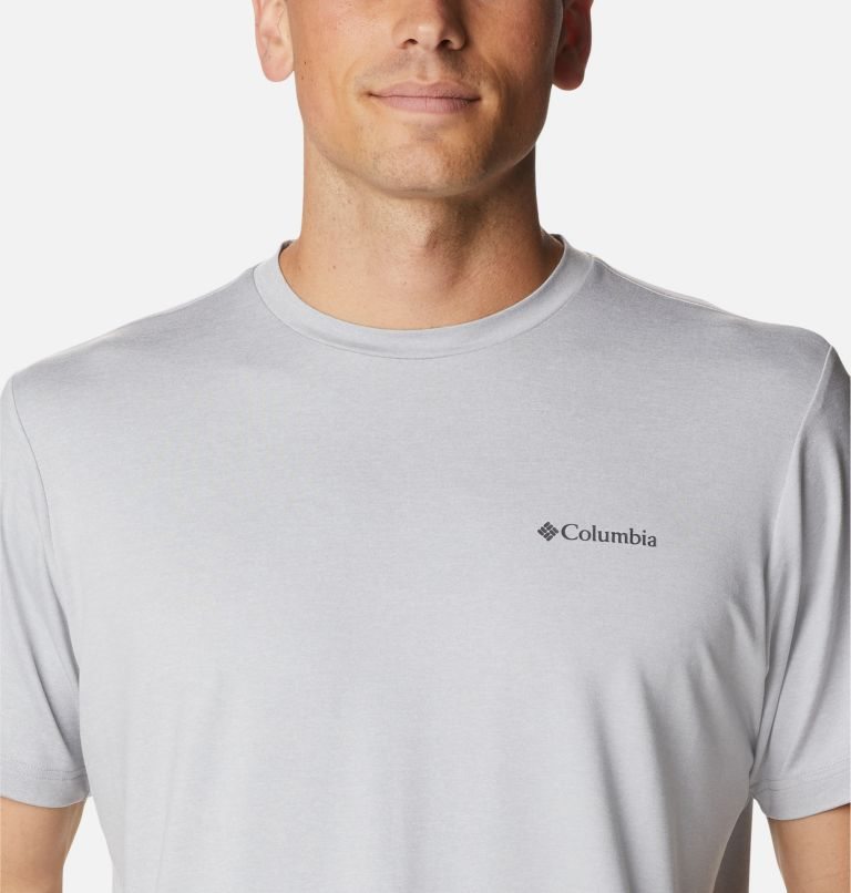 Columbia Tech Trail Novelty Pocket T-skjorte Herre Lyse Grå | 16905J