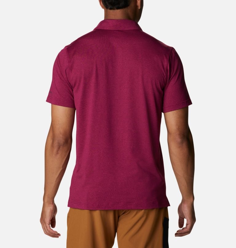 Columbia Tech Trail Polo T Skjorte Herre Fuchsia | 40295N