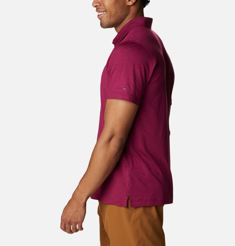 Columbia Tech Trail Polo T Skjorte Herre Fuchsia | 40295N