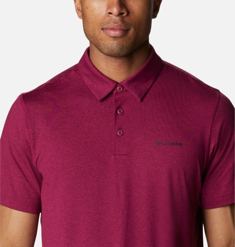 Columbia Tech Trail Polo T Skjorte Herre Fuchsia | 40295N