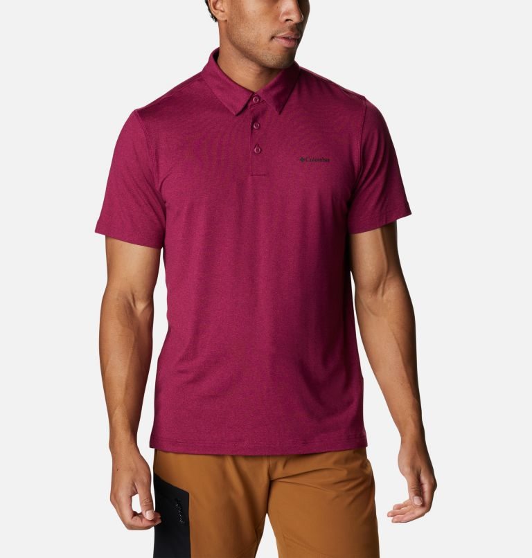 Columbia Tech Trail Polo T Skjorte Herre Fuchsia | 40295N