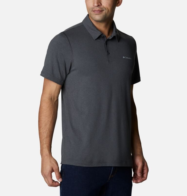 Columbia Tech Trail Polo T Skjorte Herre Svarte | 70134B