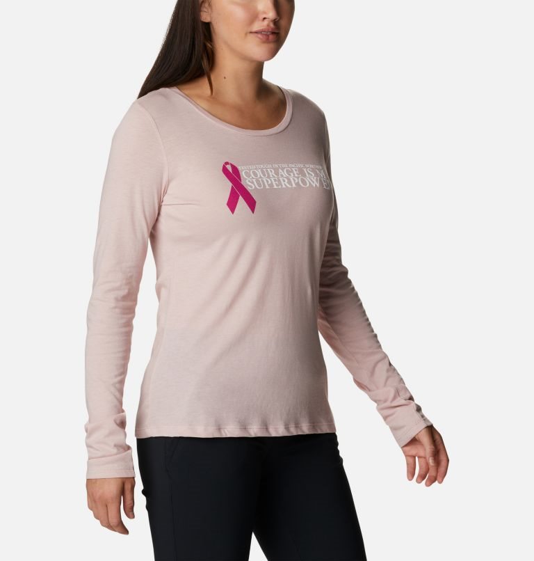 Columbia Tested Tough In Pink Long Sleeve Gensere Dame Rosa | 76512W