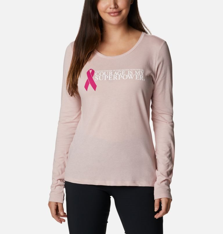 Columbia Tested Tough In Pink Long Sleeve Gensere Dame Rosa | 76512W