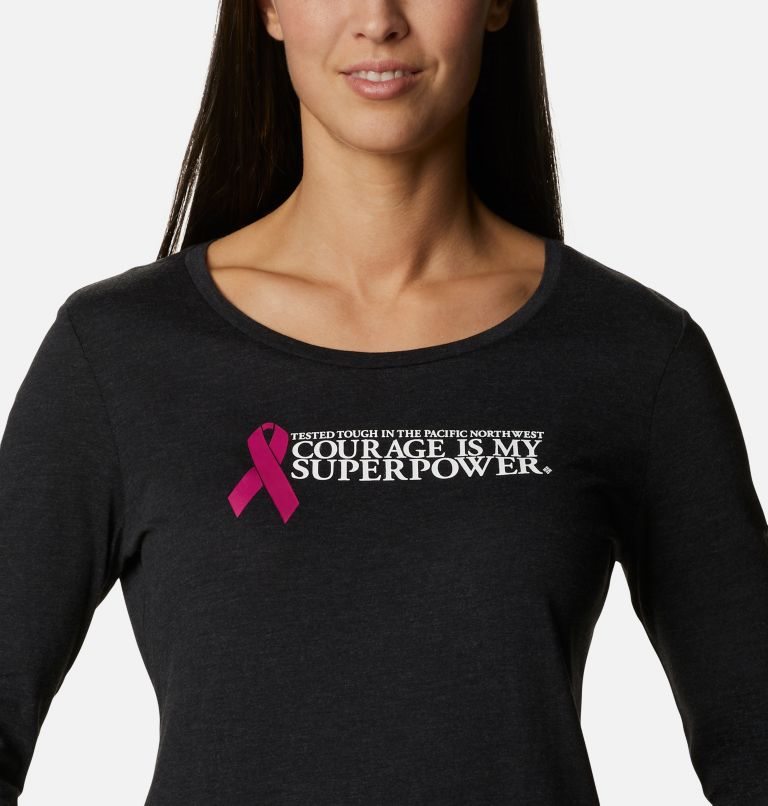 Columbia Tested Tough In Pink Long Sleeve Gensere Dame Svarte | 82015Z