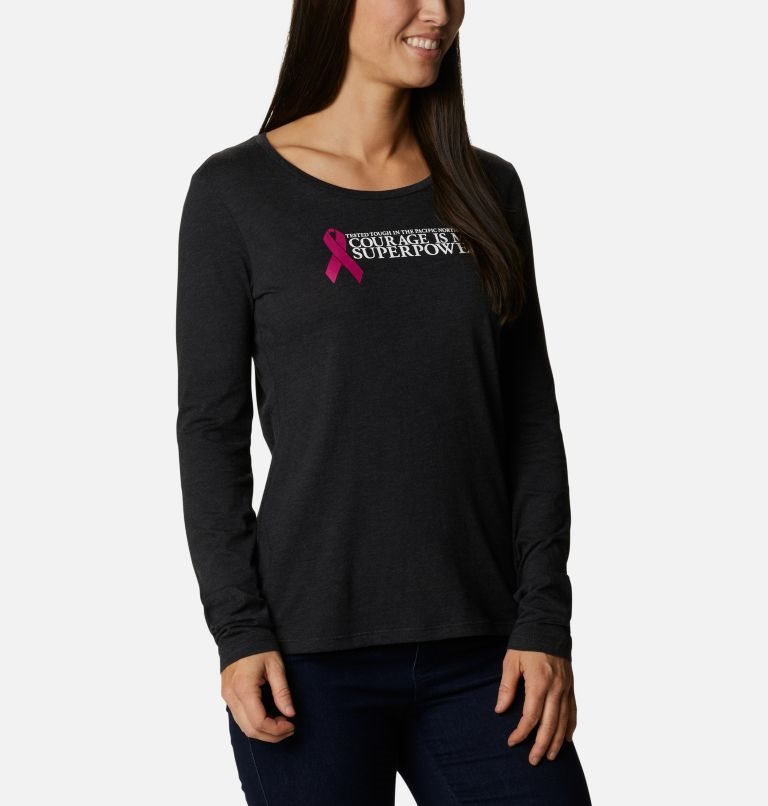 Columbia Tested Tough In Pink Long Sleeve Gensere Dame Svarte | 82015Z