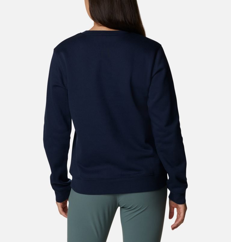 Columbia Trek Graphic Crew Gensere Dame Marineblå | 15427W