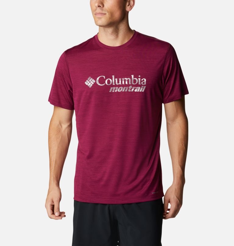 Columbia Trinity Trail Montrail Graphic T-skjorte Herre Fuchsia | 73659W