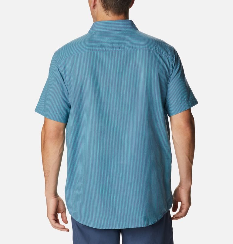 Columbia Under Exposure Yarn-Dye Kort Sleeve Skjorte Herre Stripete | 34612X