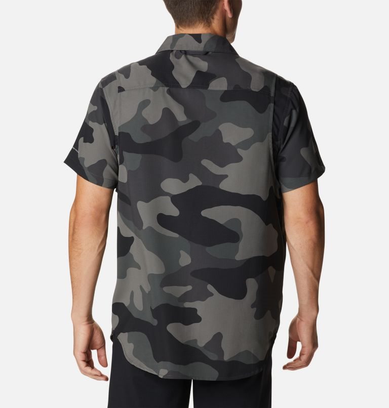 Columbia Utilizer Printed Woven Kort Sleeve Skjorte Herre Camouflage | 14206C