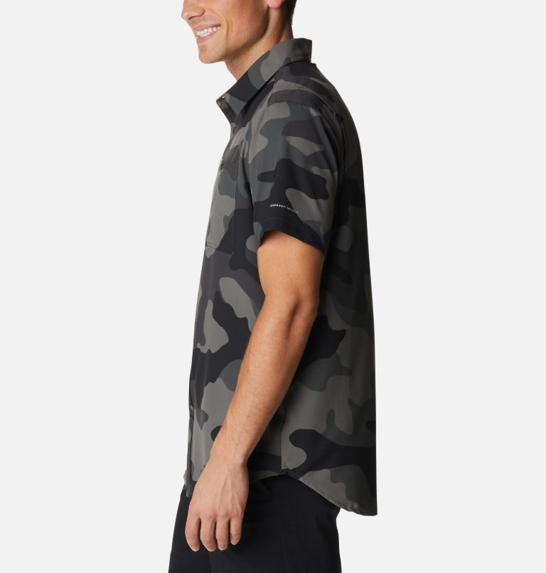 Columbia Utilizer Printed Woven Kort Sleeve Skjorte Herre Camouflage | 14206C