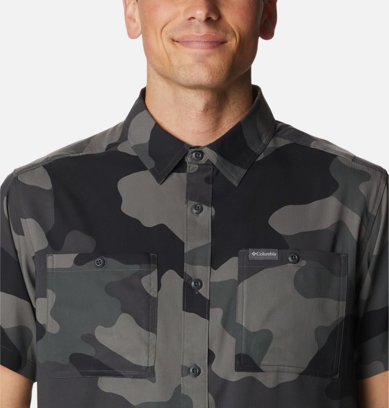 Columbia Utilizer Printed Woven Kort Sleeve Skjorte Herre Camouflage | 14206C