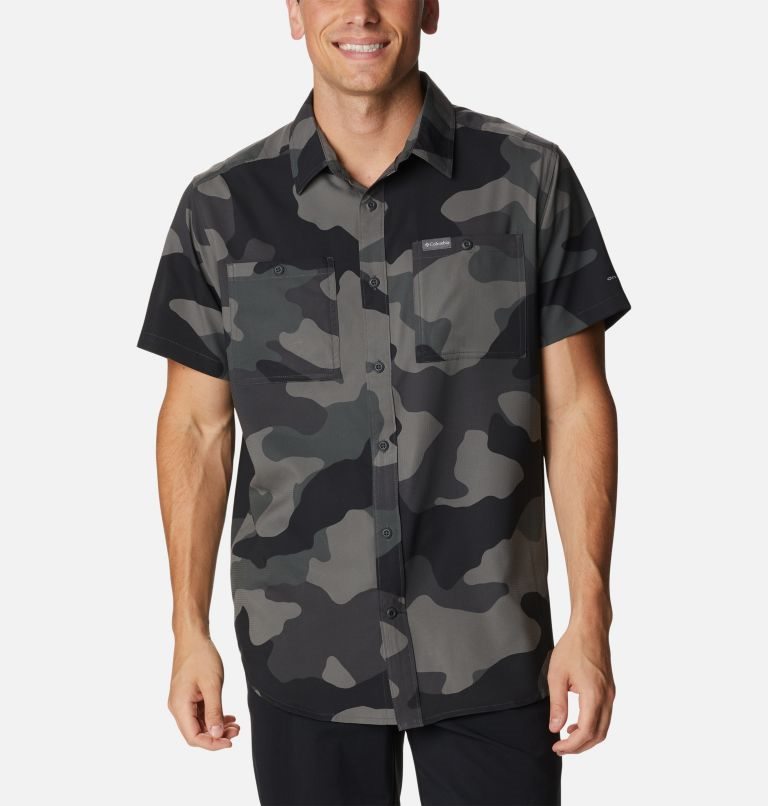 Columbia Utilizer Printed Woven Kort Sleeve Skjorte Herre Camouflage | 14206C