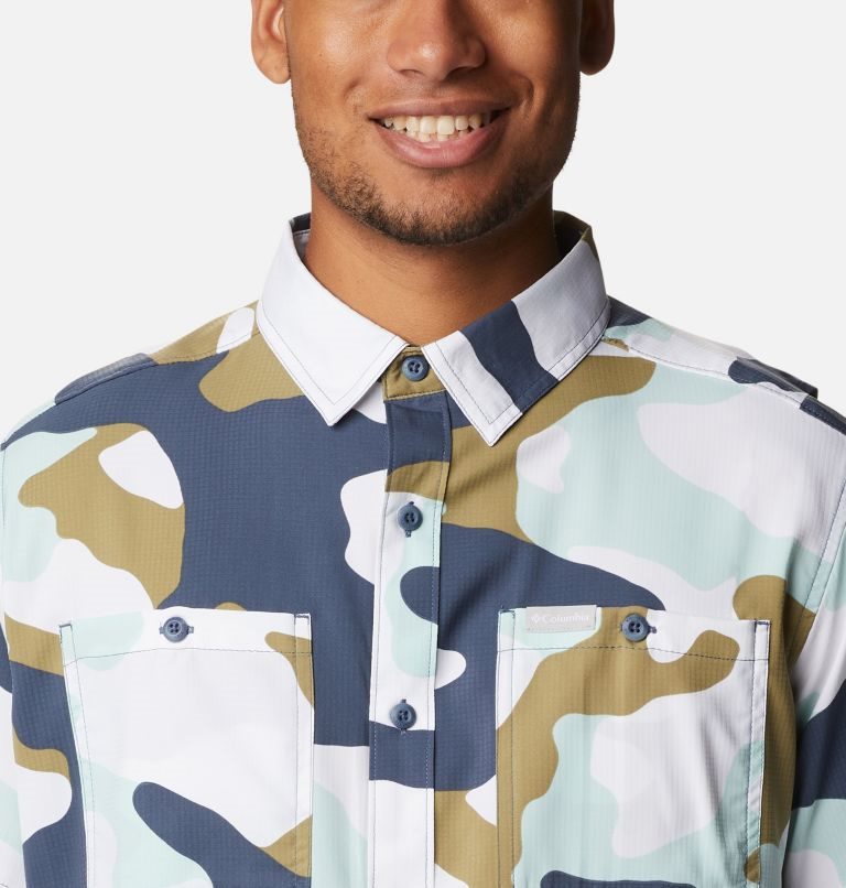 Columbia Utilizer Printed Woven Kort Sleeve Skjorte Herre Camouflage | 50981L