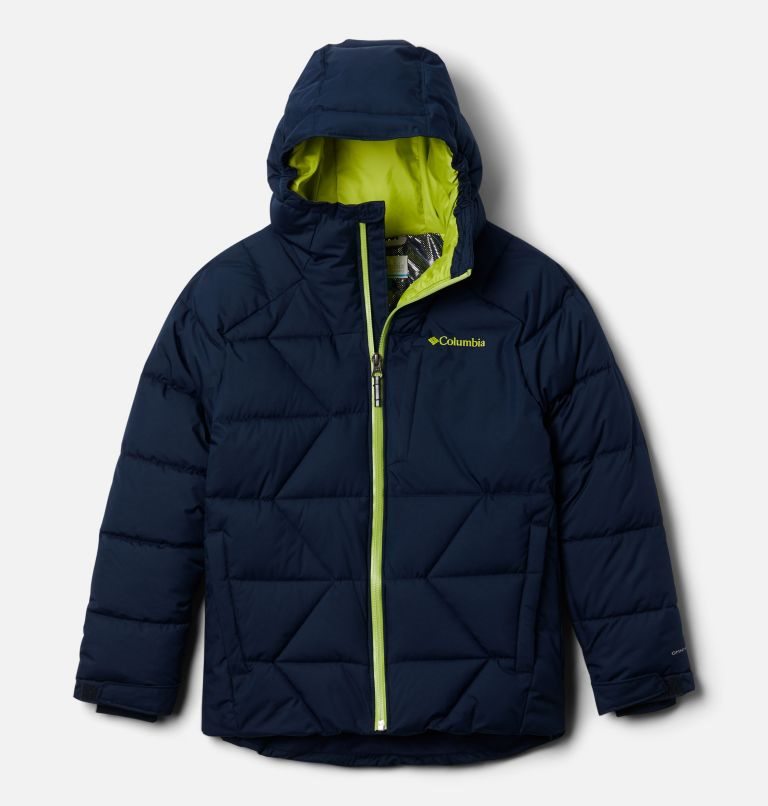 Columbia Vinter Powder Quilted Jakke Barn Marineblå | 32459H