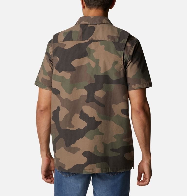 Columbia Wallowa Novelty Kort Sleeve Skjorte Herre Camouflage | 96023A