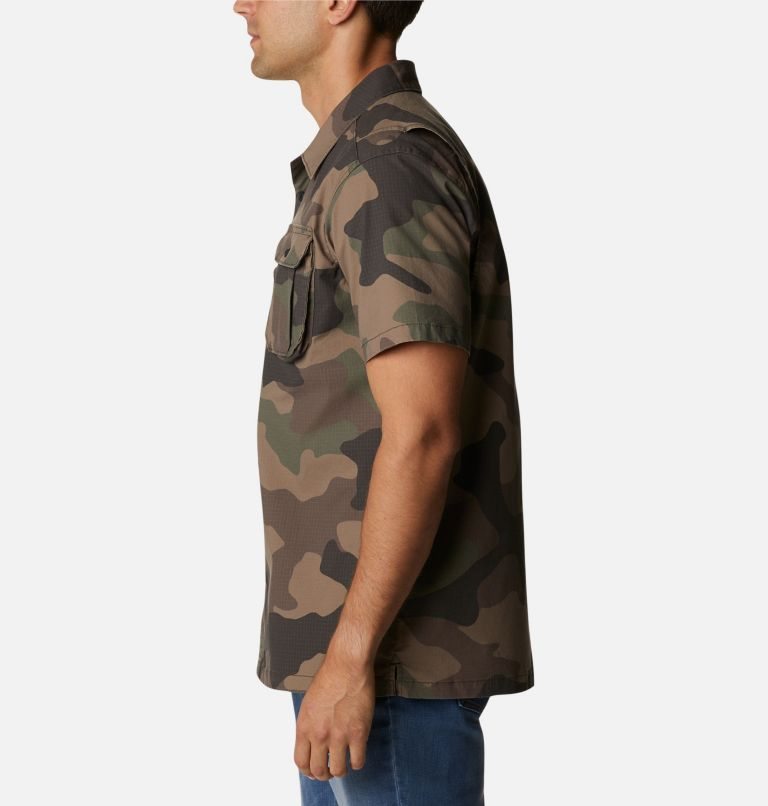 Columbia Wallowa Novelty Kort Sleeve Skjorte Herre Camouflage | 96023A